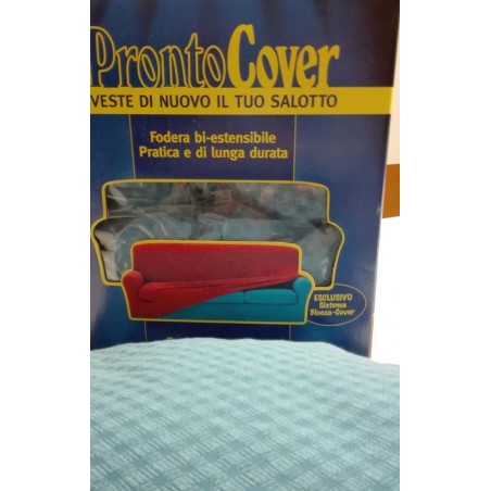 FUORI TUTTO -50% Copridivano 2 posti colore azzurro