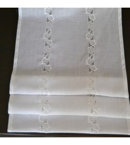 Tendina ricamata -30% larghezza 59 ultimo taglio