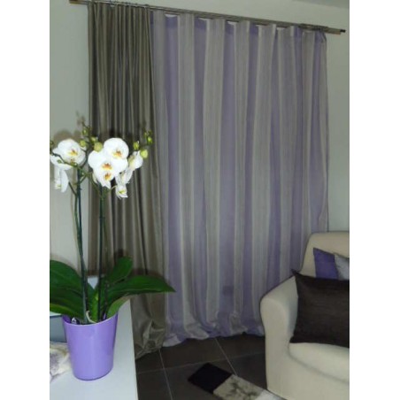 CIRUELO Telo Tendaggio -50% Fibra Naturale Bamboo Lino