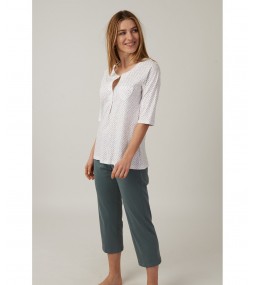 DAILY5 Pigiama donna cotone offerta CANAT