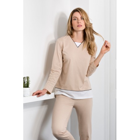 CANAT - CHAMADE4 Pigiama Donna cotone fresco estivo