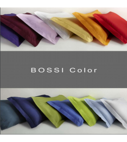 Offerta BOSSI COLOR  Coppia federe 2 volani cotone percalle