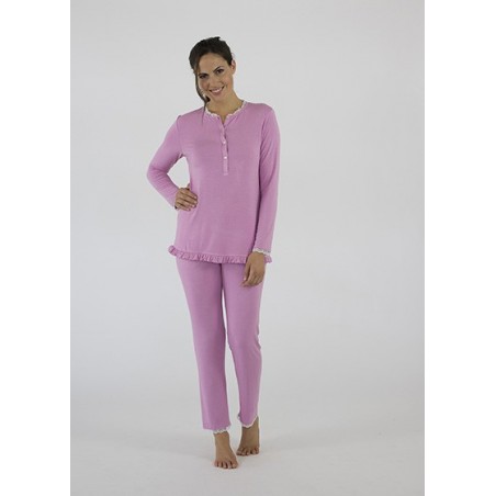 MARYHOME - Pigiama donna cotone modal