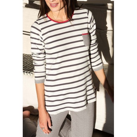 Offerta Pigiama CANAT  Pigiama donna cotone maglina jersy