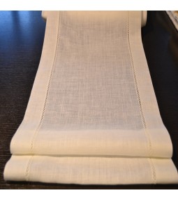 LINONE - Taglio Tendina misto lino con inserti  largh. 40 x 4 mt.