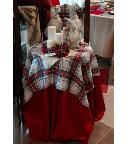 TARTAN SOFT lurex Tovaglietta quadrata 2