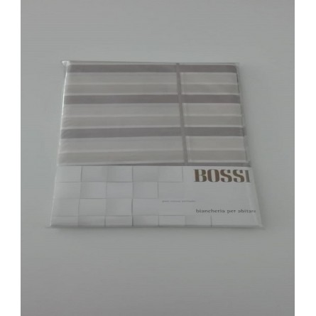 BOSSI - AZIMUT 7010 Parure Lenzuolo singolo cotone tinto filo