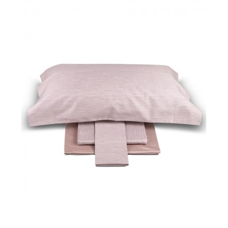 FINISETA Completo Lenzuolo matrimoniale raso cotone vari colori