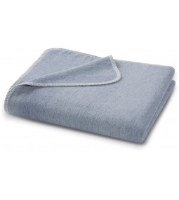 DENIM Coperta Plaid Cotone ecosostenibile