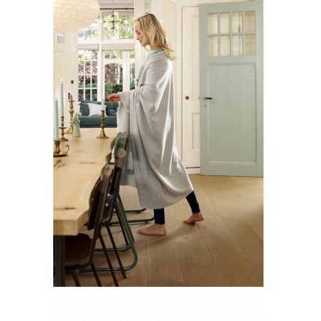 PLAID Leggero Lana Seta Viscosa Cashmere