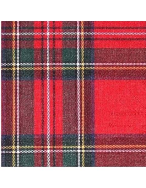 TOVAGLIA 335 Tartan Puro cotone tinto filo varie misure
