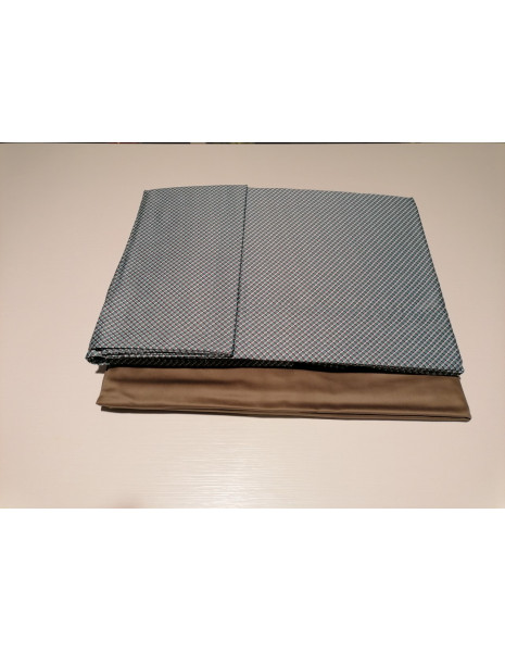 LONDON Completo lenzuola singolo raso cotone