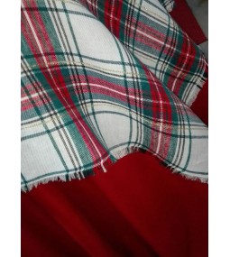 TARTAN SOFT lurex Tovaglietta quadrata