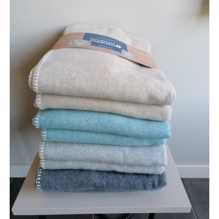 WOHNDECKE Coperta Plaid pura lana ecologica
