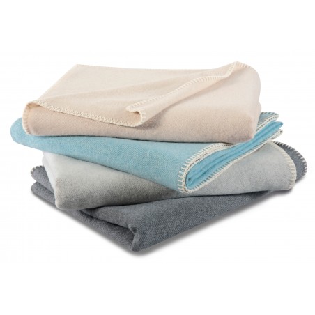 WOHNDECKE Coperta Plaid pura lana ecologica