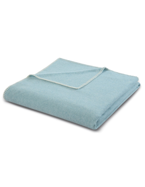 WOHNDECKE Coperta Plaid pura lana ecologica