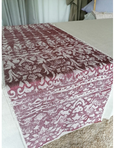 ARCOLAIO - MASADA Runner tessuto jacquard misto lino