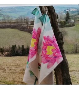 LOTO Canovaccio versatile cotone jacquard stampa effetto dipinto