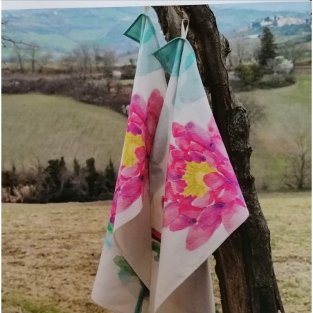 LOTO Canovaccio versatile cotone jacquard stampa effetto dipinto