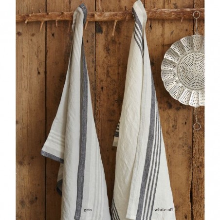 Strofinaccio in Puro Lino Tinto in Filo Stone Washed – Effetto Vissuto