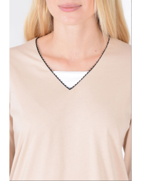 CANAT - CHAMADE4 Pigiama Donna cotone fresco estivo