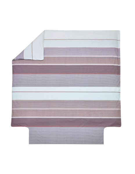 SALDI BLANC DES VOSGES FANTAISIE POURPRE Copripiumino matrimoniale percalle alta qualità