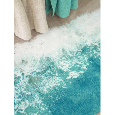 MALIBU' Tappeto bagno arredo cotone egizio