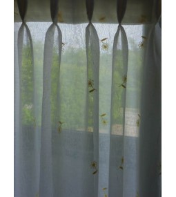 OFFERTA Tende MADE IN ITALY Tessuto ricamato pratico no stiro 2