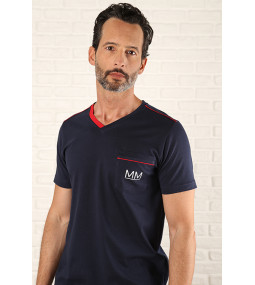 M/M Pigiama uomo corto cotone 2