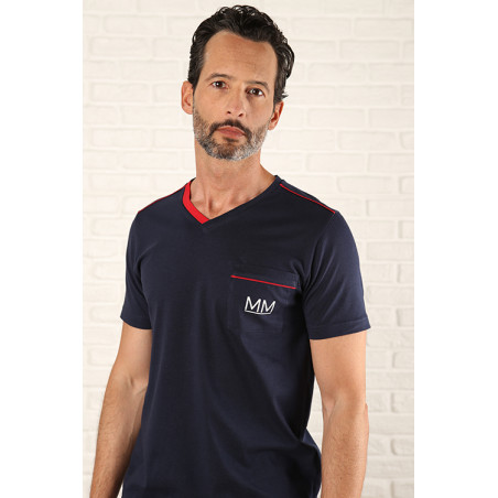 M/M Pigiama uomo corto cotone