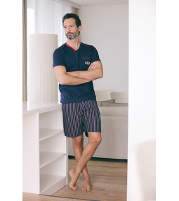 M/M Pigiama uomo corto cotone
