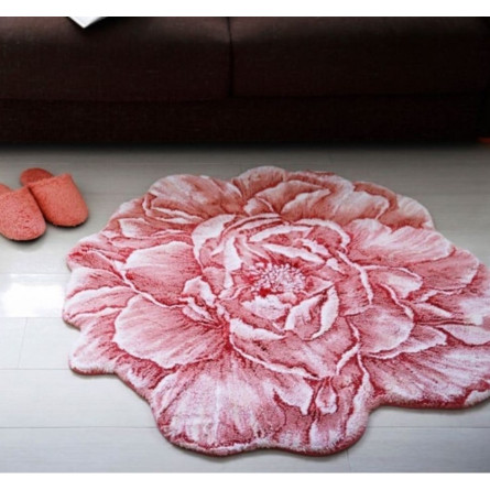 ABYSS & HABIDECOR - DAMAS Tappeto cotone pregiato design rosa