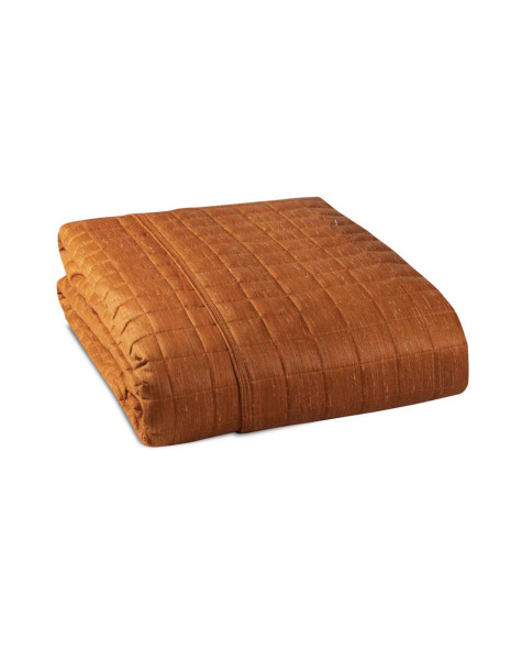 FINISETA Copriletto matrimoniale trapuntato raso cotone