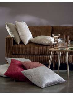 VENERE Cuscino velluto beige chiaro 50 x 50