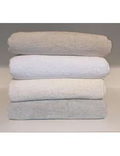 Asciugamani Bossi - spugna di cotone melange unito