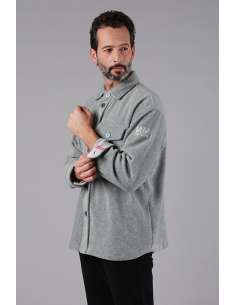 M/M GIACCA pile uomo stile camicia 2