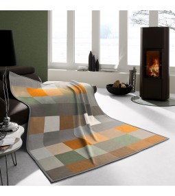 Offerta -COTTON HOME CHECK Plaid coperta soffice misto cotone
