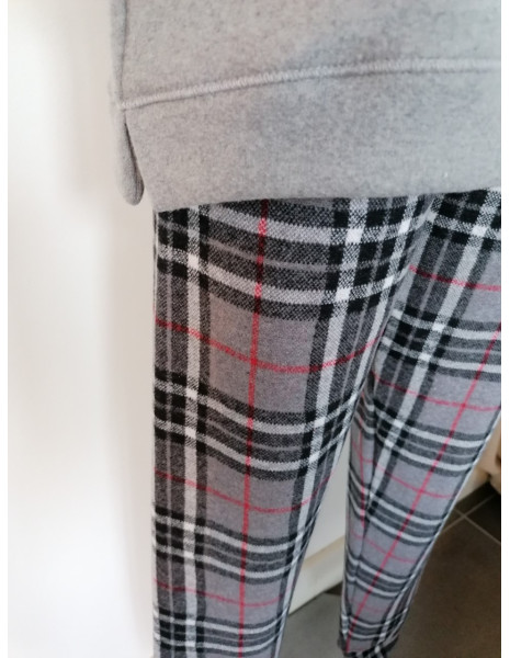 SERAFINO Pigiama donna invernale misto cotone