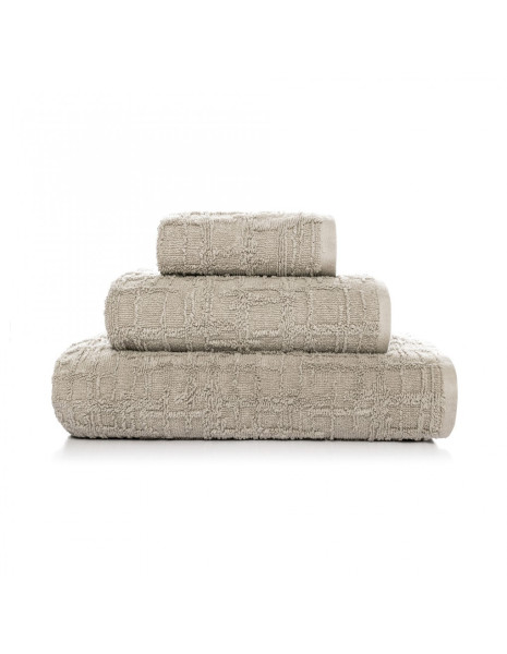 GAUFRE Coppia asciugamani cotone biologico