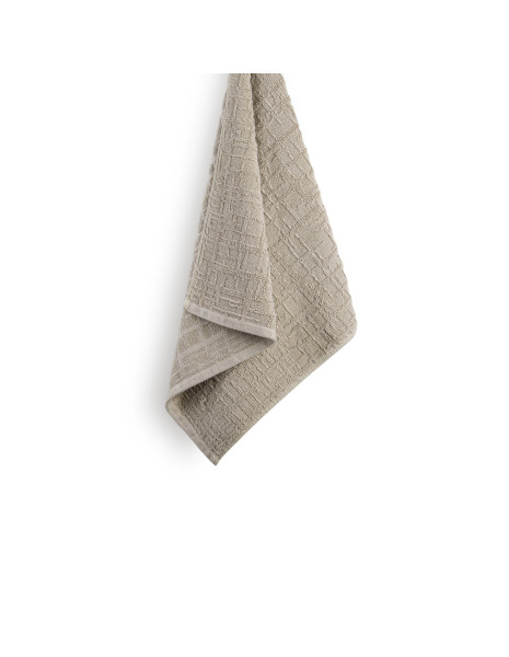 GAUFRE Coppia asciugamani cotone biologico