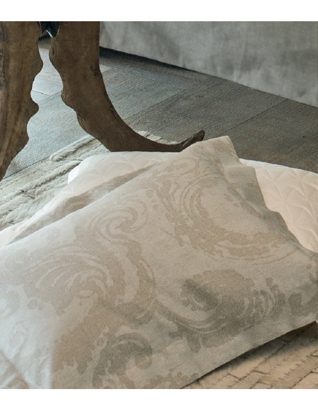 EMPIRE Completo copripiumino matrimoniale raso cotone jacquard