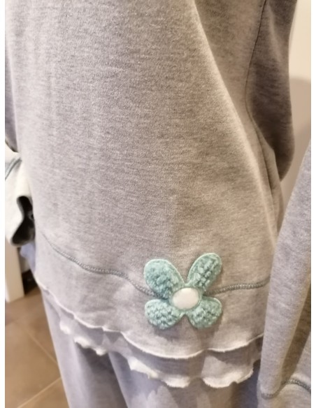 ROSA E MENTA - Pigiama donna caldo cotone
