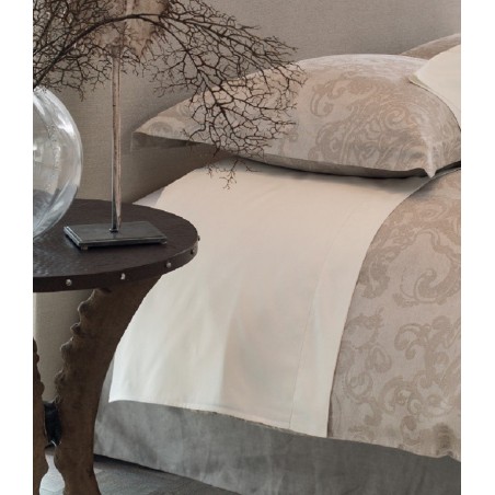 EMPIRE Completo copripiumino matrimoniale raso cotone jacquard