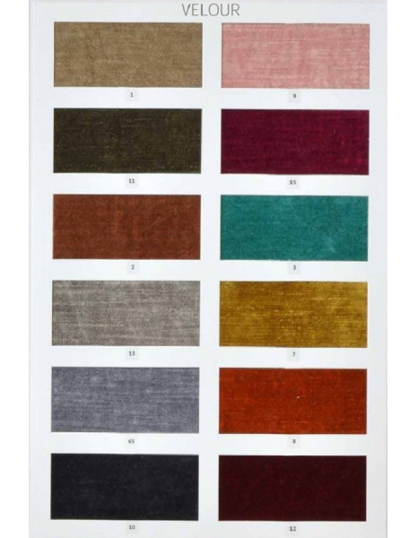 VELOUR Cuscini arredo velluto stone washed