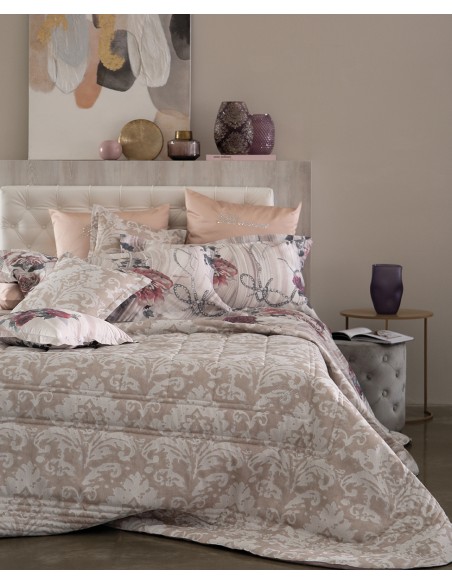 BLUMARINE - DANIEL Copriletto trapuntato matrimoniale tessuto jacquard