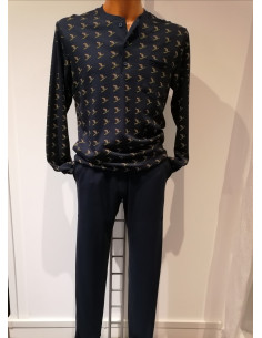 SURPRICE Pigiama uomo puro cotone interlock