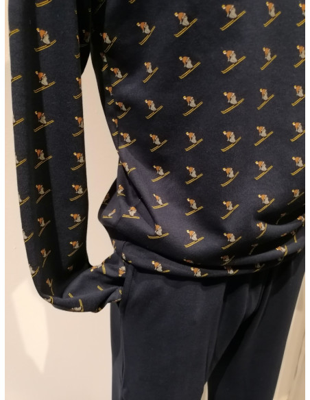 SURPRICE Pigiama uomo puro cotone interlock
