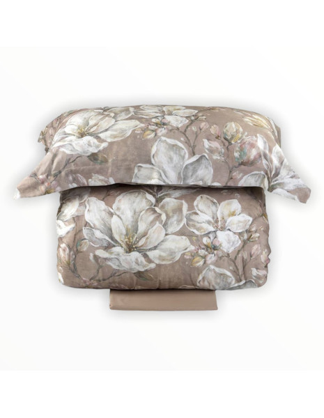 BLUMARINE - Offertissima DEBORA Completo copripiumino ALL OVER raso cotone