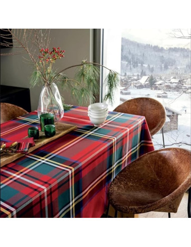 BOSSI - 1395 Tartan tovaglia da 12 posti cotone