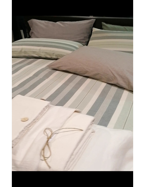 Offerta GOVINA - RAVI Copripiumino matrimoniale cotone NO STIRO